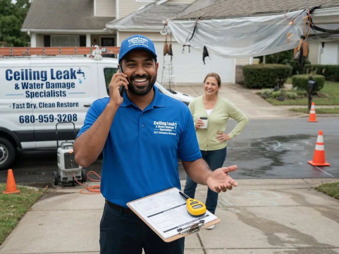 Ceiling Leak Cleanup Herod, IL FAQs